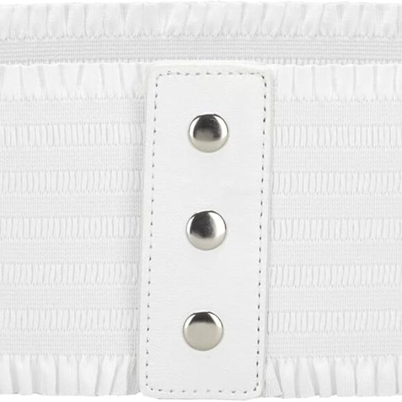 Accessories - Women's Stretchy Elastic Wide Belt Waist Cincher Corset Dress Accessory